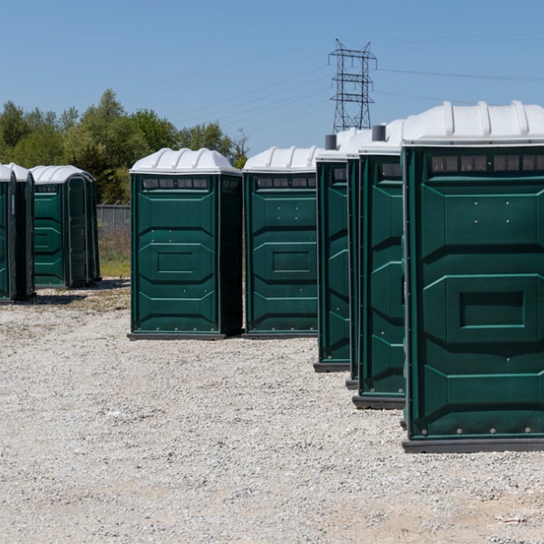 what is the power source for the event portable restrooms